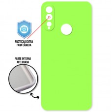 Capa Motorola Moto E6 Plus - Cover Protector Verde Limão